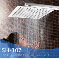 Buy cheap Ultra Thin Stainless Steel Shower Head , Square Rainfall Shower Head Angle product