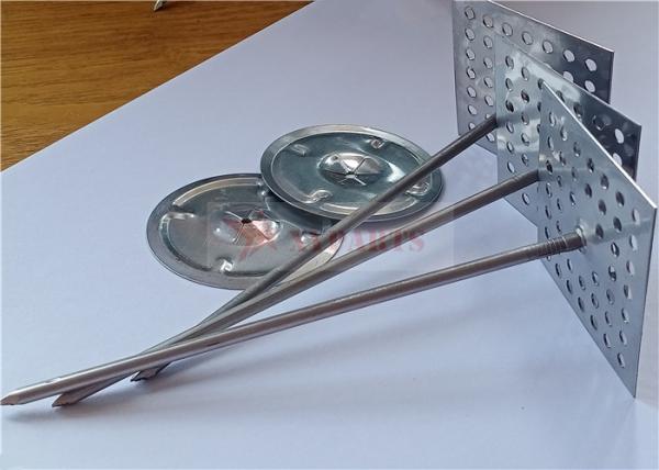 Buy cheap Stainless Steel Perforated Insulation Pins Used To Fix Fiberglass Or Mineral Wool Board from wholesalers