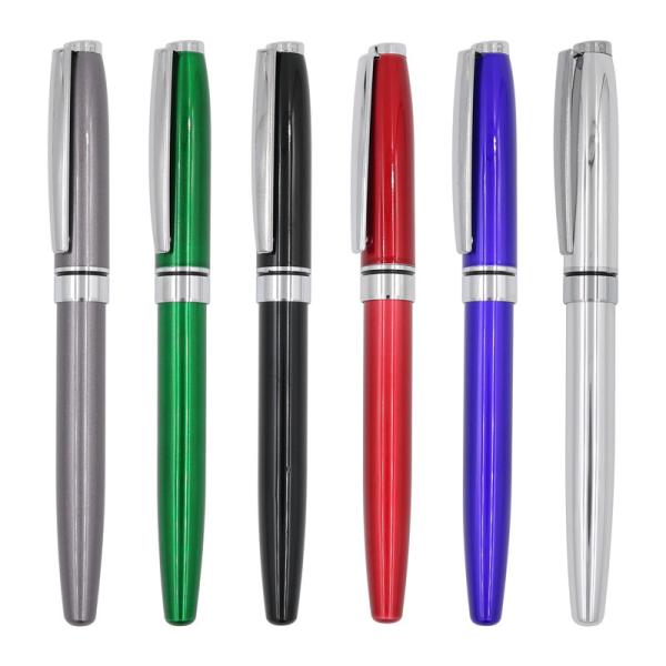 Buy cheap Metal Roller Ball Pen 1.0mm Bullet Tip Classic Ballpoint Pens Gel Ink Signature Pen from wholesalers