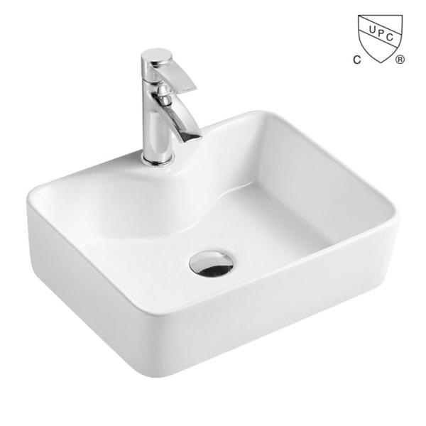 Buy cheap 1280° High-Temperature Firing Rectangular Casual Wash Hand Basin Bathroom Sinks from wholesalers