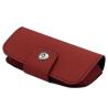 Buy cheap Red Soft Leather Eyeglass Case Custom Logo 158x82x40mm from wholesalers