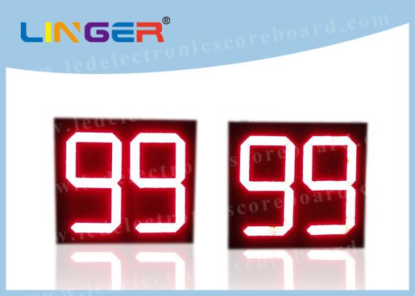Buy cheap 20 Inch Red Color LED Countdown Timer For Basketball Scoreboard Easy Install from wholesalers