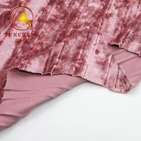 Buy cheap 2018 New China wholesale crumple korean velvet fabric for dress product