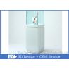 Buy cheap OEM Square White Glass Jewelry Display Cases / Lockable Jewellery Display Cabinet from wholesalers