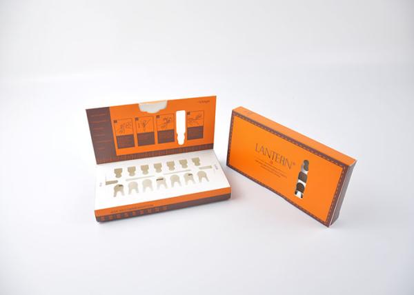 350g Coated Paper Foldable Cosmetic Packaging Boxes Packing Oil Bottle With