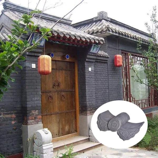 Buy cheap Fireproof Grey Color Chinese Clay Roof Tiles For China Pagoda Garden Building from wholesalers