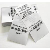 Buy cheap Heat Transfer Swimwear Nylon Satin Wash Care Label / Heat Press Tagless Labels product