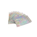Three side seal small size holographic mylar k packing bag for powder products