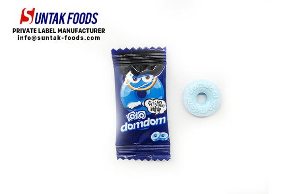 Buy cheap 600g Domdom Sugar Free Low Carb Candy , Passion Fruit Candy 2 Years Shelf Life from wholesalers