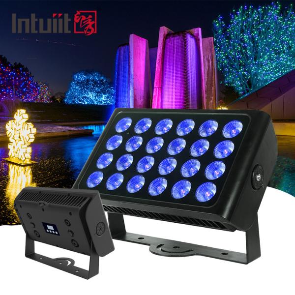 Buy cheap Hot Selling 24pcs 160w LED RGBW 4-in-1 City Color Light Wash Zoom for Outdoor Nightclub Stage Party Wedding Concert from wholesalers