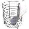 Buy cheap PULV Hotel Laundry Basket Round Towel Basket Stainless Steel from wholesalers