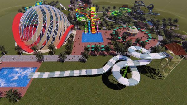 Buy cheap Customizable Floating Big Water Slide 2 Person Water Slide Multiplayer For Park from wholesalers
