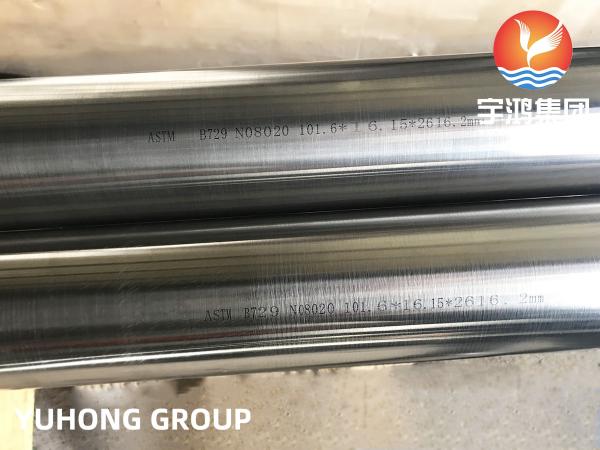 Buy cheap ASTM B729 ALLOY 20 / UNS NO8020 HASTELLOY SEAMLESS PIPE 100% UT from wholesalers