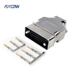 34pin V.35 Connector Right Angle , PCB Female / Male Crimping V35 Connector