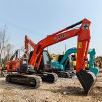 Used Hitachi ZX120 Excavator Original ISUZU Engine 0.52m3 Bucket Capacity