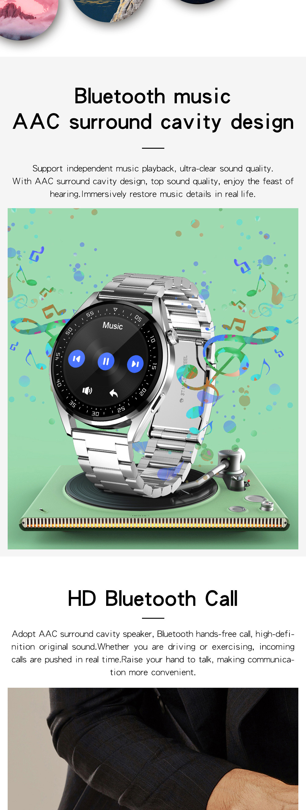 280mAh Clip Charging Bluetooth Calling Smartwatch Unisex E20 4.2BLE
