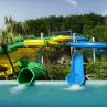 Buy cheap Water Park Tube Slide Equipment Outdoor Playground Design Fiberglass Toboggan Slide from wholesalers