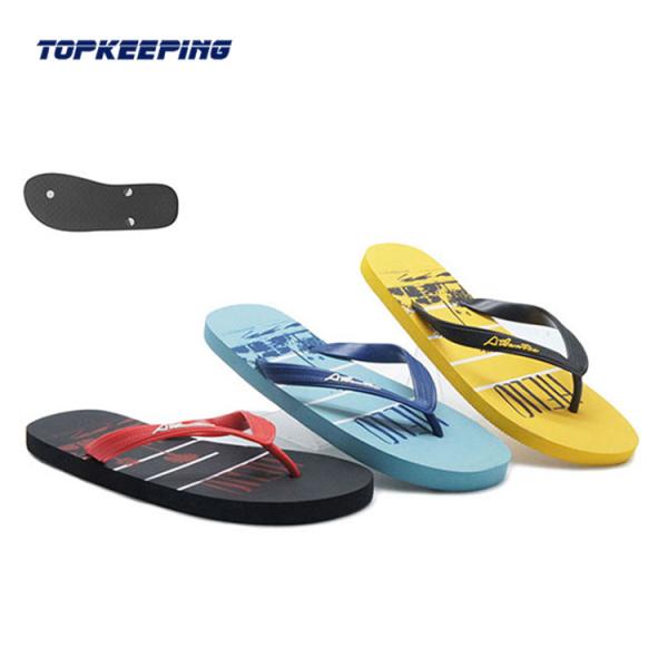 Buy cheap Colorful Plastic PE Beach Flip Flop Anti Slip Flip Flop For Man from wholesalers