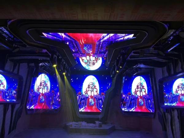 Buy cheap Club P2 RGB LED Screen , Cinema Decoration Digital LED Background Wall from wholesalers