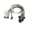 Buy cheap Right Angle Industrial Wire Harness Dc Power Cord Cat5e Utp 26awg / 4p Gy Jacket from wholesalers