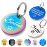 Buy cheap SGS Stainless Steel Dog Collar Tags 1.2mm Thick Soft Hard Enamel from wholesalers