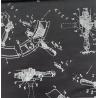 Buy cheap Bright Silver Gear 50D Mechanical Bullet fabric (Black) from wholesalers