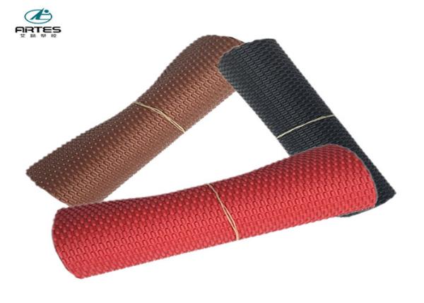 Buy cheap Good quality factory directly colorful pvc plastic car floor mat red&bronze&black 1.2*9m from wholesalers