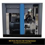 Water Lubricated Silent Oilless Air Compressor screw oil free air compressor