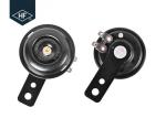 Black Universal 105db Other Motorcycle Parts 48v Loud Horn Scatter Bracket