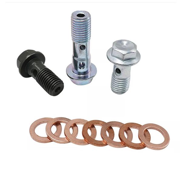 Buy cheap Copper Brake Hose Bolt Washer M10 Standard Banjo Bolt Washers from wholesalers