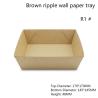 Buy cheap Flexo Printing Leakage Proof Paper Disposable Serving Tray from wholesalers