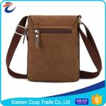 Multifunction Brown Laptop Messenger Bags Washable And Large Capacity