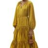 Buy cheap Casual Floral Casual Dress Tie Waist Cotton Custom Women'S Dresses from wholesalers