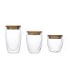 Buy cheap Clear Borosilicate Double Wall Glass Tea Cup 250ml 350ml 450ml from wholesalers