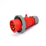 IP44 400V 16A IEC Nickel Plated Contacts Industrial Plugs