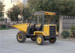 Buy cheap Diesel Powered Wheelbarrow with Engine , 750L Skip Capacity Tracked Power Barrow from wholesalers