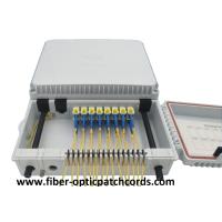 Buy cheap Outdoor Splitter Fiber Optic Terminal Box 16 Cores FTTH FTTX Wall Mounted product