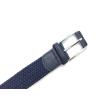 Buy cheap Custom Logo Women Braided Fabric 3.3cm Elastic Woven Stretch Jeans Belts from wholesalers