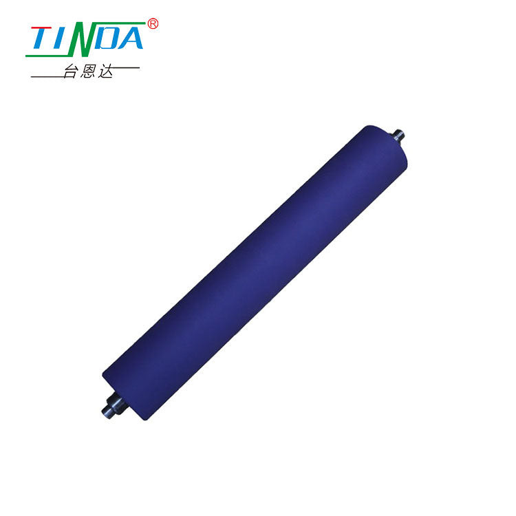 Wear Resistance Printing Rubber Roller Smooth Surface Customized Length