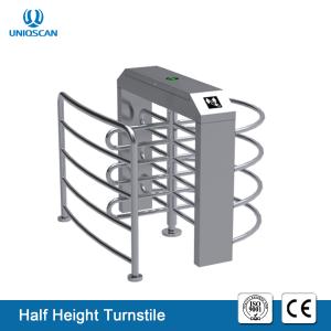China Waist Hight Security Turnstile Gate 304 SS Electronic Automatic ​​Access Control Tripod Turnst on sale