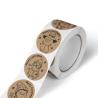Buy cheap 0.04mm Christmas Gift Xmas Custom Sticker Labels 60g/Roll from wholesalers