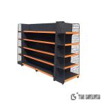 Durability Supermarket Grocery Rack , Gondola Supermarket Shelving Systems