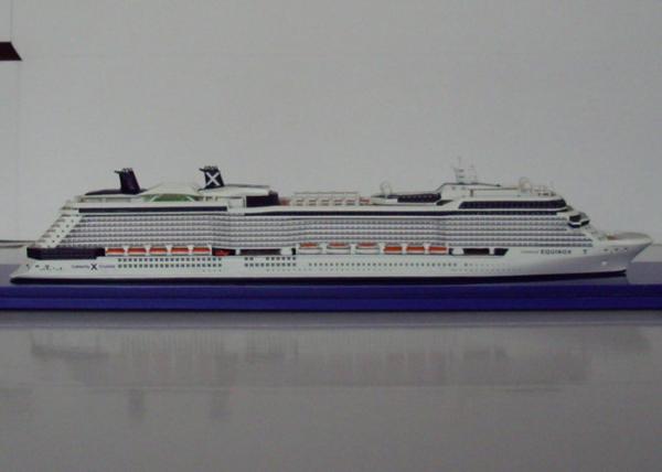 Buy cheap Celebrity Equinox Cruise Ship Wooden Cruise Ship Models With Solid Wood Paint Frame from wholesalers