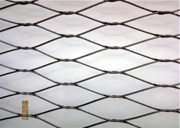 Buy cheap Safety 304 304L 316 316L Stainless Steel Cable Netting Knotted Rope Mesh from wholesalers