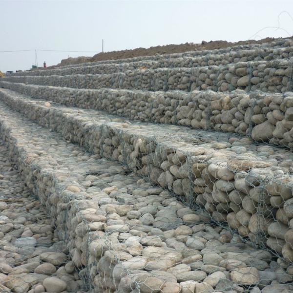 Buy cheap 2.2mm Flood Control 60x80 Woven Gabion Baskets from wholesalers