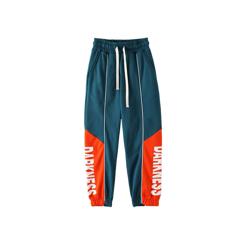 260G Elastic Waistband Boys Casual Drawstring Pants 65% Polyester 35% Cotton