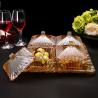 Buy cheap Supermarket Dessert Chocolate Candy Glass Split Trays from wholesalers