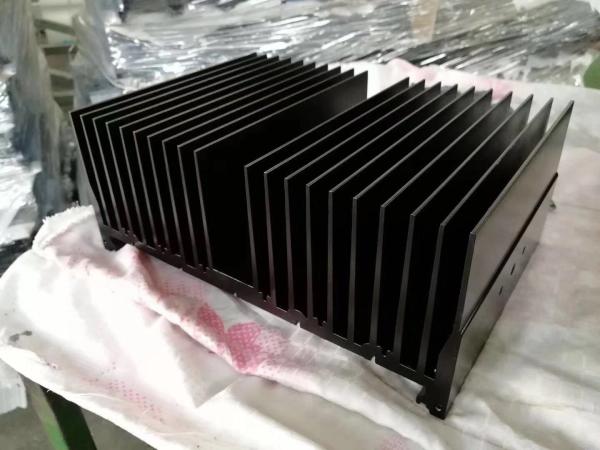 Buy cheap CNC Machining Extruded Heat Sink Akzo Nobel Powder Painting for Truck Lamp from wholesalers