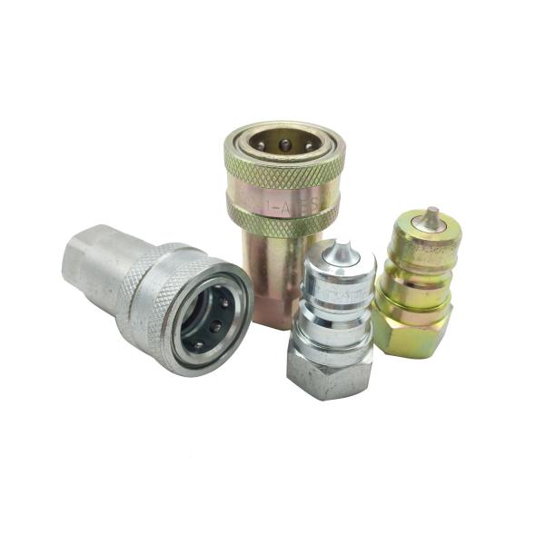 Buy cheap Coupling ISO 7241- A Quick Connect Hydraulic Hose Fittings , Hydraulic Quick Connect Fittings from wholesalers