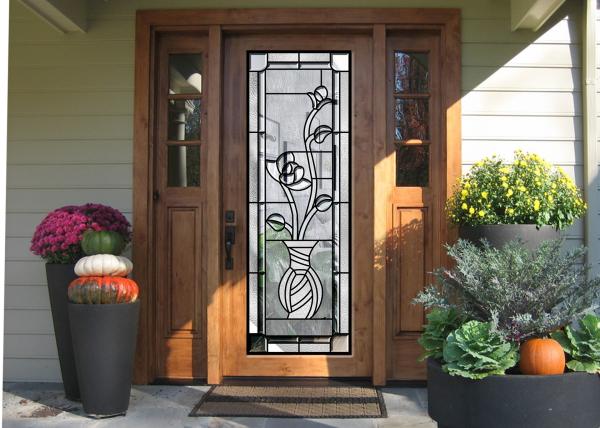 Buy cheap Natural Lighting Decorative Panel Glass , Front Door Window Glass Panels from wholesalers